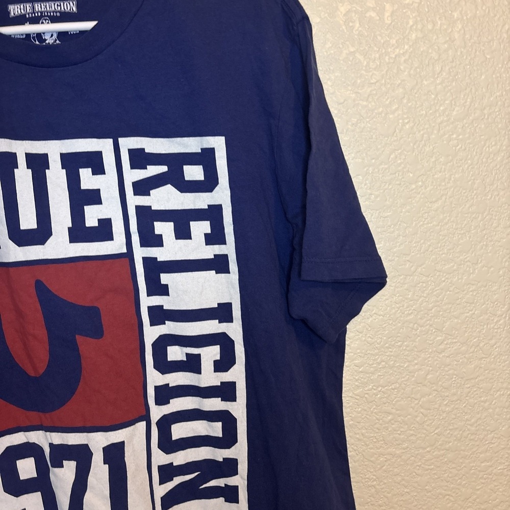 True Religion Vintage Men's Short-Sleeve Graphic T-Shirt, Size XL - Picture 9 of 16